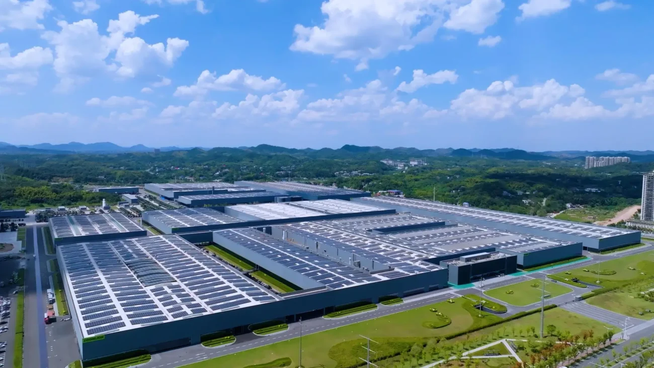 02国外项目成功案例展示-Overseas Construction Machinery Project Cases Modern export factory campus aerial