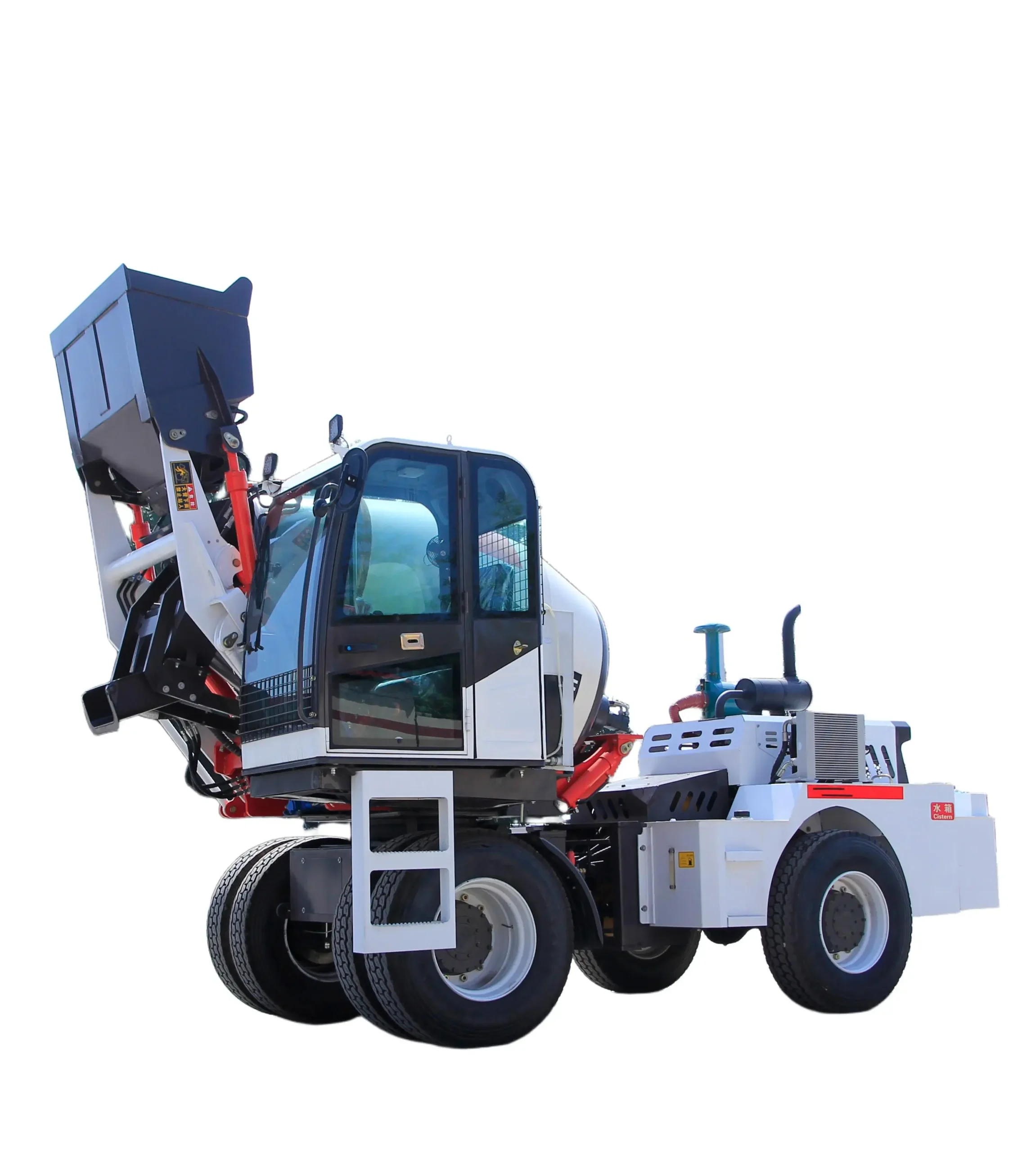 MG3200B Self loading concrete mixer truck