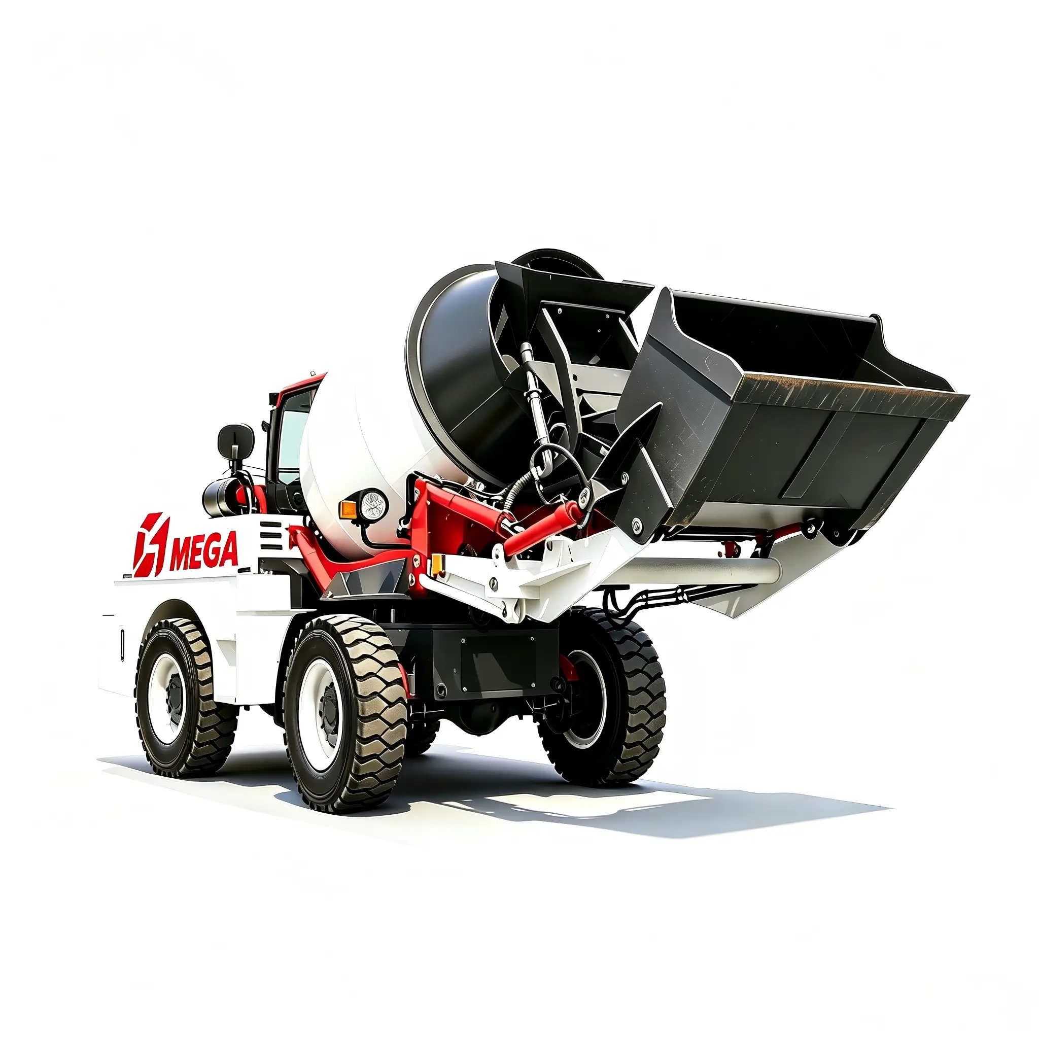 MG4000A Self loading concrete mixer truck