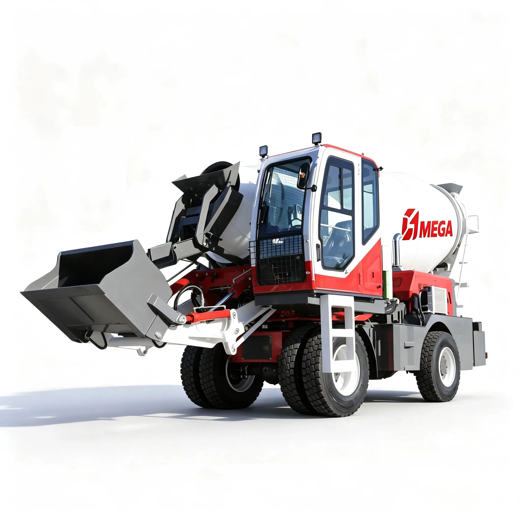 MG5500B Self loading concrete mixer truck