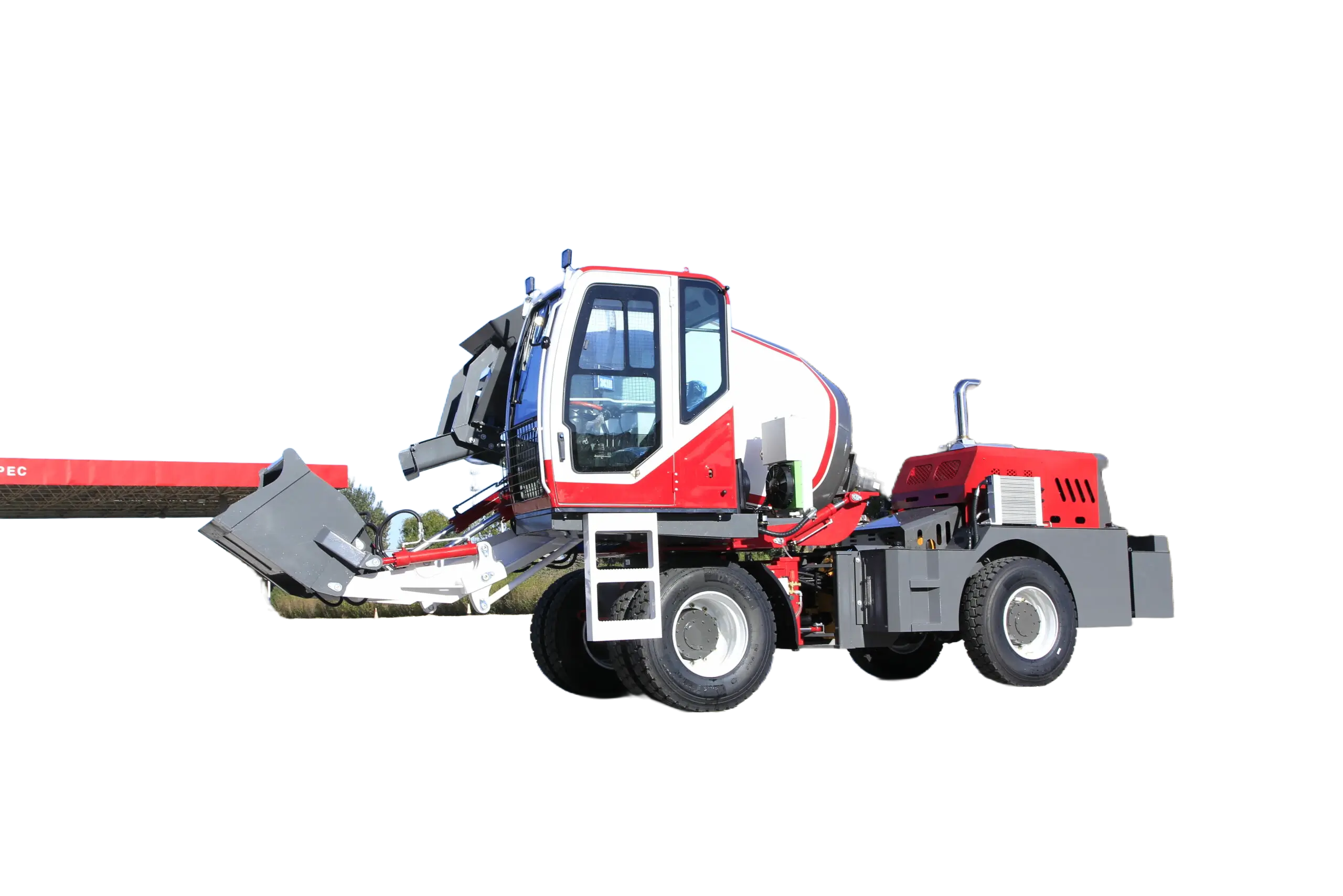 MG5500B Self-Loading Concrete Mixer Truck view 2