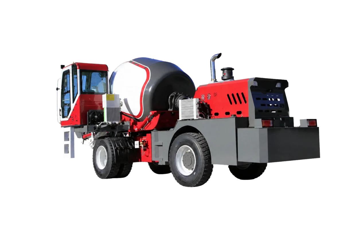MG5500B self-loading concrete mixer showing larger quote configuration