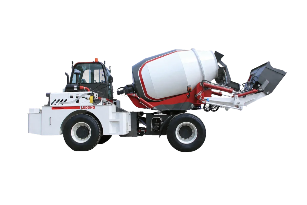 MG5500C self-loading mixer used to compare water and chassis configurations