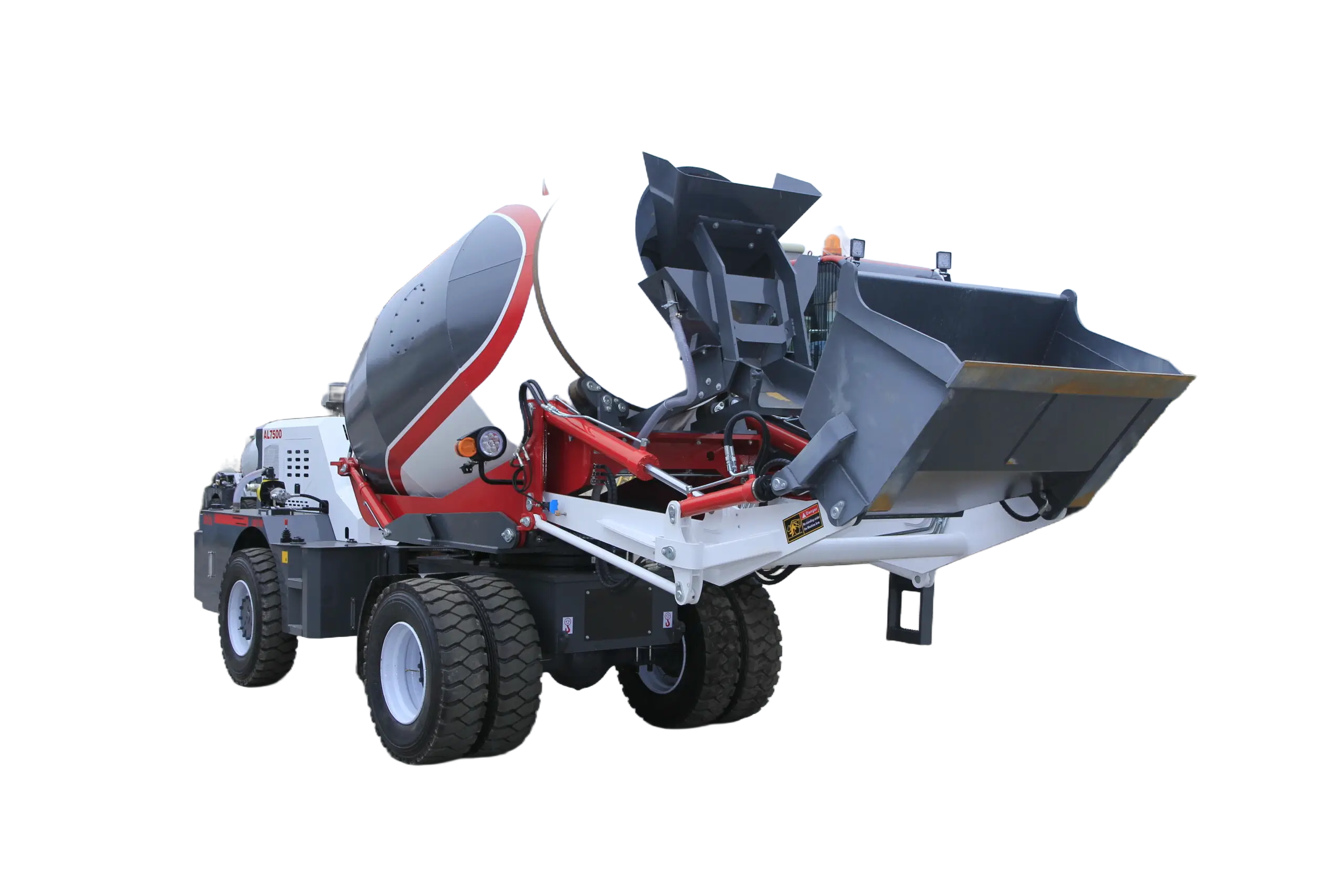 MG7500B Self-Loading Concrete Mixer Truck view 4