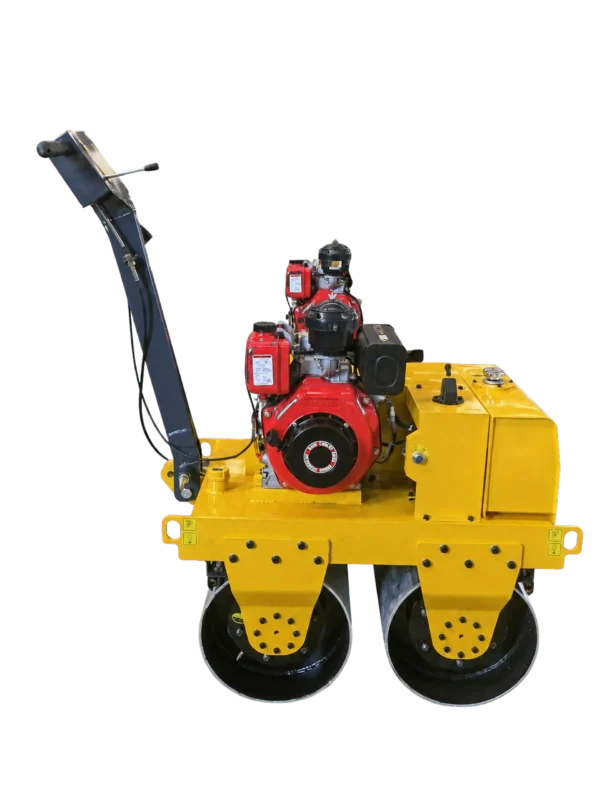 Road Roller Manufacturer Guide to Drum Type, Mass, Frequency and Surface MGY06 walk-behind road roller for narrow trench-side compaction