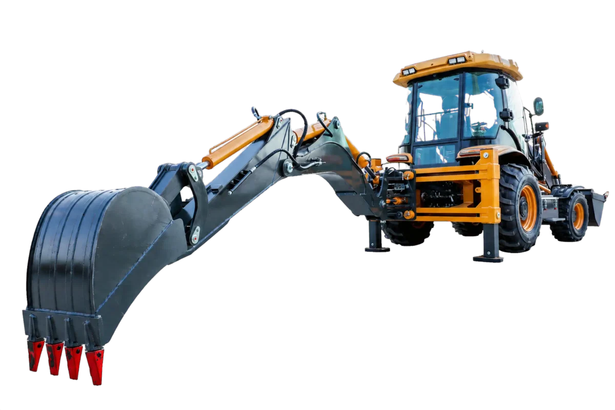 Backhoe Loader Manufacturer Selection for Utility, Trenching and Loading Work WZ20-15 compact backhoe loader for a utility-repair sequence